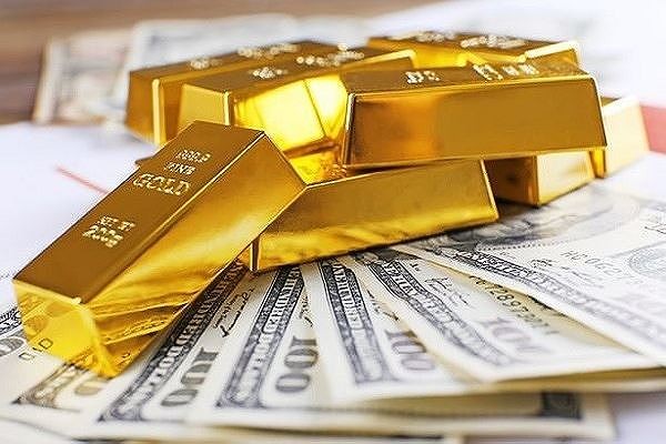 Vàng miếng SJC tiếp đà tăng giá, USD giảm mạnh Vàng tăng giá, USD giảm mạnh. ảnh minh hoạ