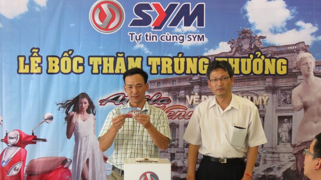 Lái thử SYM rước xe về nhà Lái thử SYM rước xe về nhà
