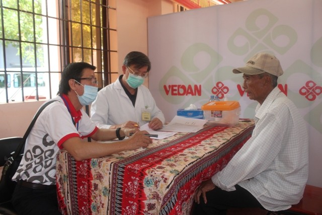 Vedan chi gần 2 tỷ đồng cho khám chữa bệnh từ thiện Vedan chi gần 2 tỷ đồng cho khám chữa bệnh từ thiện