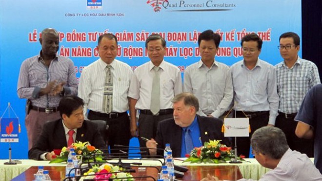 Nâng cấp mở rộng Nhà máy lọc dầu Dung Quất Lễ ký kết hợp đồng