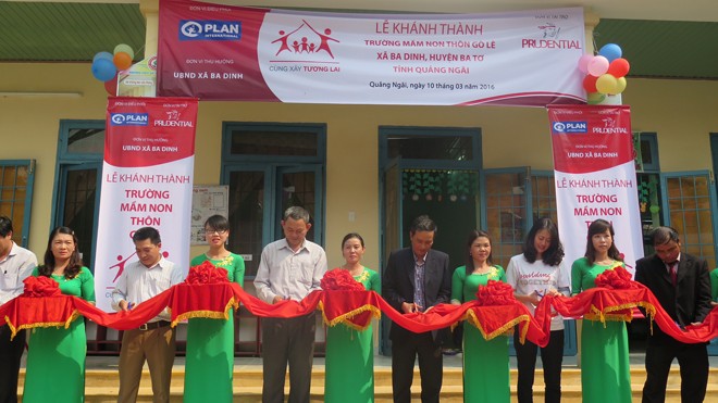 Prudential tài trợ chương trình “Cùng xây tương lai” Prudential tài trợ chương trình “Cùng xây tương lai”