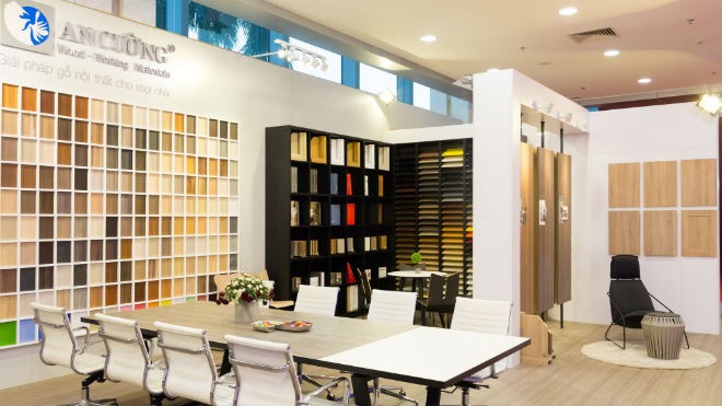 Gỗ An Cường gây ấn tượng tại Vietbuild Hà Nội 2016 Không gian nội thất độc đáo của Gỗ An Cường tại Vietbuild Hà Nội 2016