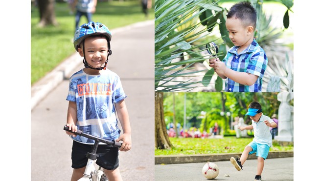 Chuyện nhà Friso: Yêu thiên nhiên và hoàn thiện bằng khoa học Những chuyến đi chơi, những buổi đá bóng, đạp xe ngoài công viên, sân vận động là những cuộc phiêu lưu nho nhỏ của Khải Minh vào thế giới của “hàng triệu điều chưa biết”.