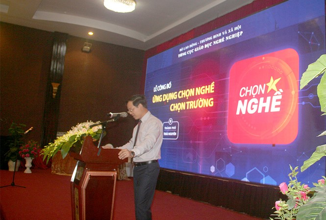 Chính thức vận hành ứng dụng chọn nghề, chọn trường trên điện thoại Tổng cục Giáo dục Nghề nghiệp công bố ứng dụng Chọn nghề - Chọn tường.