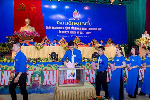 Anh Bùi Huy Cường tái đắc cử Bí thư Tỉnh Đoàn Hưng Yên BCH Đoàn TNCS Hồ Chí Minh tỉnh lần thứ XV, nhiệm kỳ 2017- 2022.