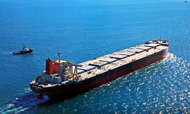 Trung Quốc tịch thu tàu Nhật vì khoản nợ trước chiến tranh Tàu Baosteel Emotion Ảnh: Funegasuki