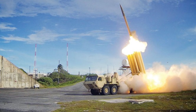 Mỹ-Nhật tăng cường lá chắn tên lửa Đông Á Hệ thống phòng thủ tên lửa THAAD của Mỹ. Ảnh: Global Military Review