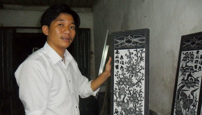 Mối tình cô gái trẻ giúp cựu buôn bạc giả Anh Trần Văn Sùng tại Công ty TNHH xây dựng Tuấn Thành do anh gây dựng. Ảnh: Phạm Nhài