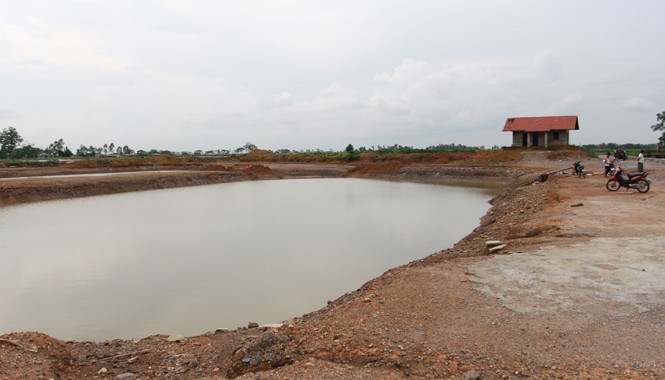 23 tỷ đồng “chôn” ở dự án bãi rác Ứng Hòa Sau gần 4 năm, dự án tiêu tốn 23 tỷ đồng nhưng vẫn đang như một cái ao