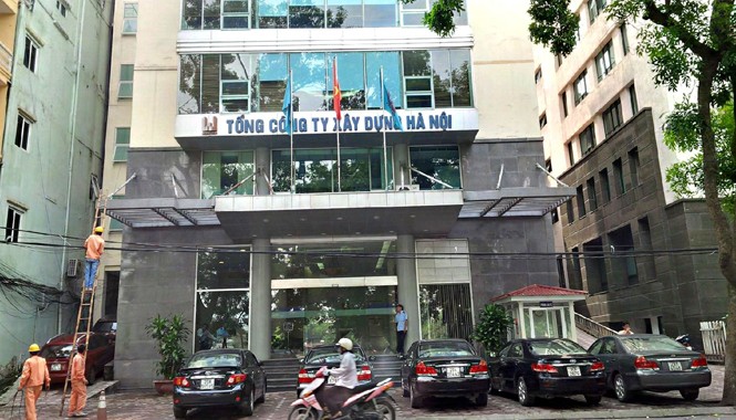 Kỷ luật lãnh đạo Tổng Cty Xây dựng Hà Nội Trụ sở Tổng Cty Xây dựng Hà Nội