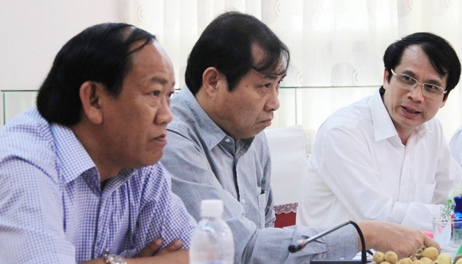 Dự án “Siêu treo” làng Đại học Đà Nẵng Lãnh đạo Bộ GD&ĐT, UBND Đà Nẵng, Quảng Nam cùng ngồi lại bàn giải pháp cho dự án làng ĐH Đà Nẵng. Ảnh: Nguyễn Huy