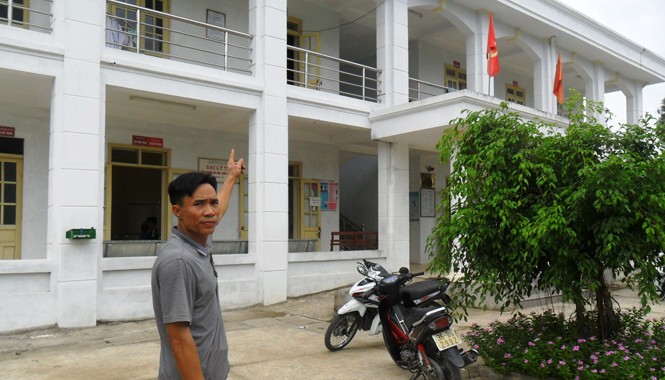 Công trình tài trợ nợ tiền dân Công trình Trạm Y tế xã Quảng Hải đã hoàn thành và đưa vào sử dụng. Ảnh: Hoàng Lam