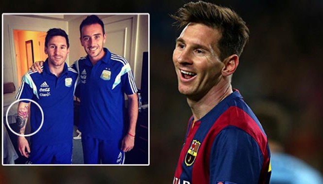 Tiết lộ ý nghĩa hình xăm hoa sen trên tay Messi Messi ngày một nghiện xăm hình.