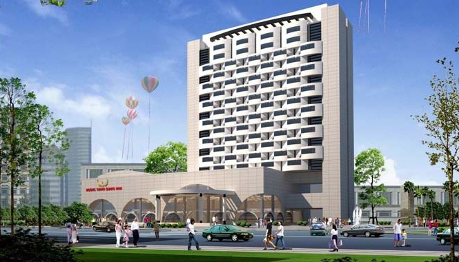 Khánh thành khách sạn Mường Thanh tiêu chuẩn 4 sao Phối cảnh khách sạn Mường Thanh Quảng Nam tiêu chuẩn 4 sao.