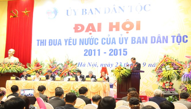 Tạo lan tỏa từ những điển hình tiên tiến Ủy ban Dân tộc tổ chức Đại hội thi đua yêu nước. Ảnh: DN.