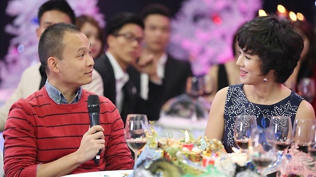 MC Lại Bắc Hải Đăng làm phó giám đốc kênh VTV9 MC Lại Bắc Hải Đăng (trái).