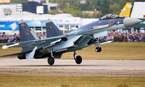Màn thị uy của Nga ở Syria khiến phương Tây bất ngờ Chiến đấu cơ Su-35S của Nga. Ảnh: Shukhoi.