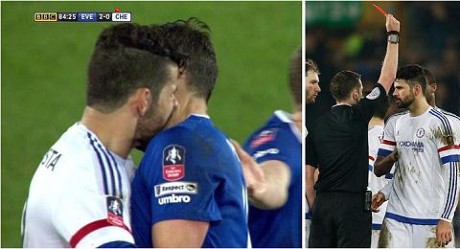 Tiền đạo Chelsea hoá 'ma cà rồng' cắn cổ đối thủ Tiền đạo Chelsea hoá 'ma cà rồng' cắn cổ đối thủ