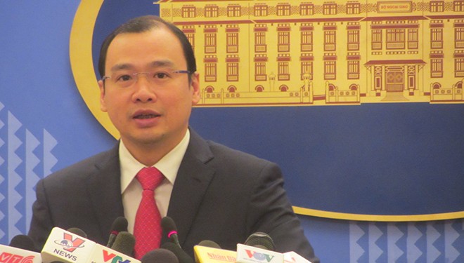 Việt Nam quan ngại về kế hoạch chuyển nước sông Mekong của Thái Lan Người Phát ngôn Bộ Ngoại giao Việt Nam Lê Hải Bình.