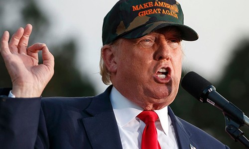 Donald Trump kêu gọi dừng bầu cử, tự giành chức tổng thống Tỷ phú Mỹ Donald Trump có nhiều phát ngôn gây sốc khi chạy đua vào Nhà Trắng. Ảnh: ABC News.