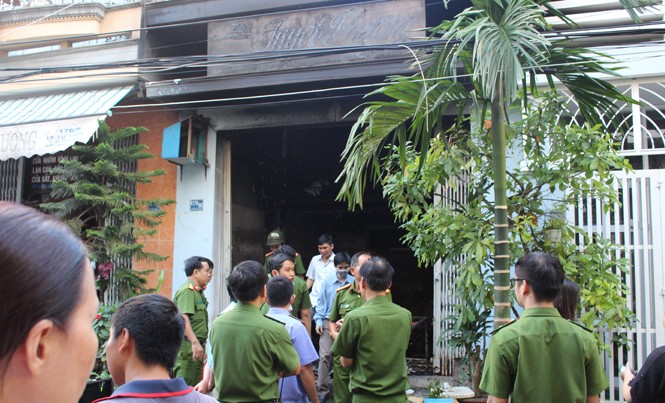Nhà trong hẻm bốc cháy, người đàn ông thiệt mạng Ngôi nhà số 176/06 cháy rụi. Ảnh: Giang Thanh.