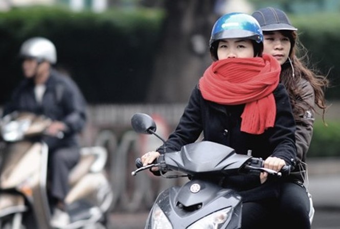 Không khí lạnh tràn về, Hà Nội nhiệt độ giảm mạnh Hà Nội nhiệt độ thấp nhất phổ biến 15-16 độ C.