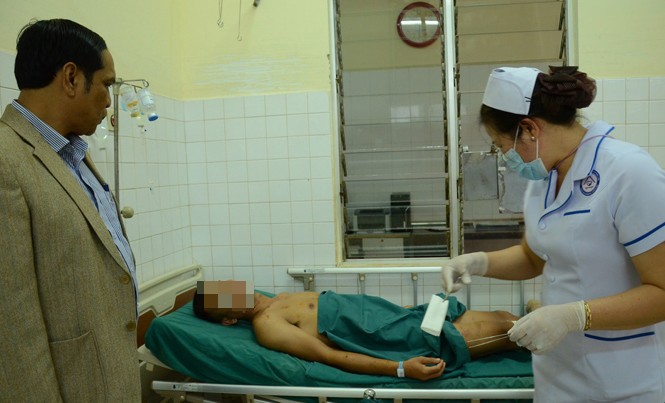 Tin mới vụ nổ tại trụ sở công an tỉnh Đắk Lắk Trung úy Y An Drê Bkrông đang được chăm sóc tại BV ĐK Đắk Lắk.
