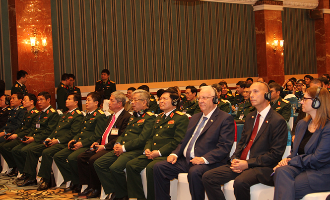 Diễn đàn Công nghiệp Quốc phòng Việt Nam - Israel Các đại biểu tham dự diễn đàn.