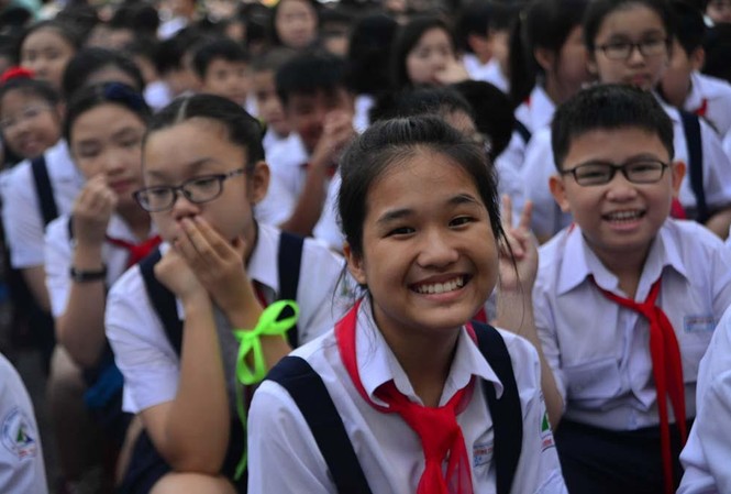 Đề xuất miễn học phí bậc THCS từ năm 2020 Ảnh: Đinh Quang Tuấn.