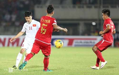AFF nói gì về yêu cầu kỳ quặc của tuyển Malaysia? Chủ nhà Malaysia tạo ra luật mới cho bóng đá SEA Games. Ảnh: Đức Đồng.