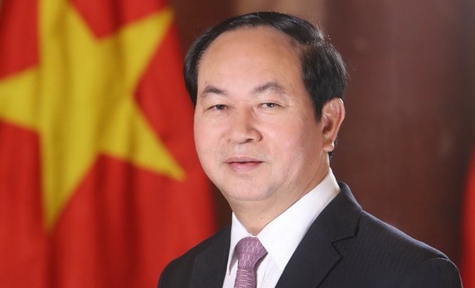 Quan hệ Đối tác chiến lược toàn diện Việt-Nga phát triển mọi mặt Chủ tịch nước Trần Đại Quang. Ảnh: Nhan Sáng/TTXVN.