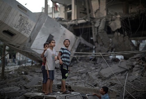 Palestine lại cáo buộc Israel phá vỡ lệnh ngừng bắn Cảnh đổ nát ở dải Gaza sau các cuộc không kích của Israel