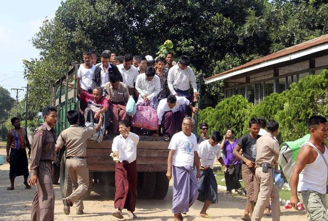 Myanmar trả tự do hơn 3.000 tù nhân Nhưng tù nhân được trả tự do ở Yangon, Myanmar