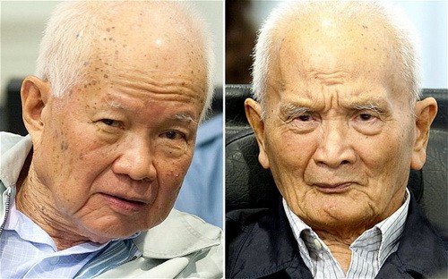 Hai thủ lĩnh Khmer Đỏ bị xử tội diệt chủng Hai cựu thủ lĩnh Khmer Đỏ