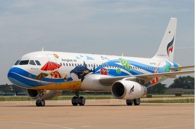 Máy bay Thái Lan hoãn cất cánh vì đe dọa đánh bom Một máy bay Airbus A-320 của Bangkok Airways