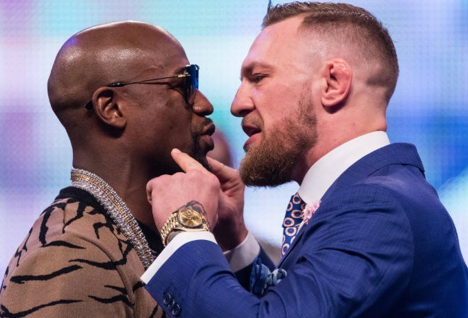 McGregor tự đặt hơn triệu USD cửa thắng Mayweather Trận chiến giữa McGregor và Mayweather đang nóng lên từng ngày
