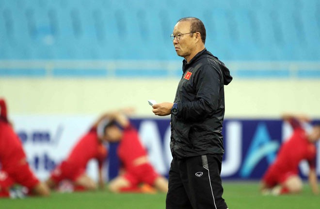 Vì HCV SEA Games 30, VFF 'chiều' ông Park hết cỡ HLV Park Hang Seo đang ở thời điểm được VFF "chiều" hết cỡ vì mục tiêu đoạt HCV SEA Games 30.