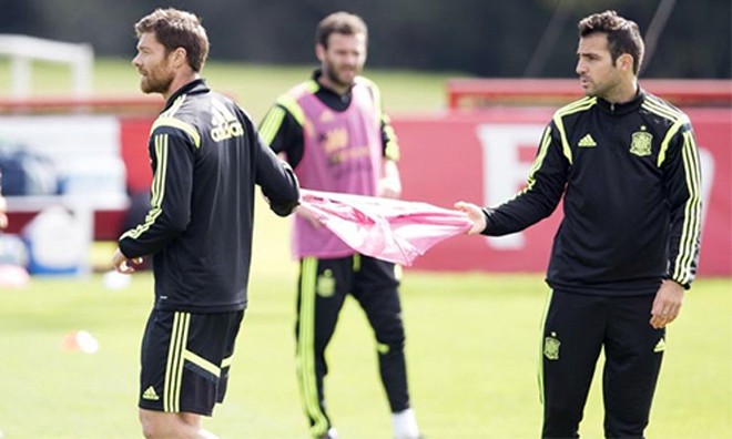 Ngứa mắt, HLV Del Bosque 'đuổi cổ' Fabregas Không chịu nổi cảnh chướng tai gai mắt, nhà cầm quân 66 tuổi đã yêu cầu Fabregas cởi áo bíp đưa lại cho Xabi Alonso rồi tống cổ anh khỏi sân