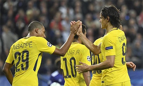 Tam tấu CMN rực sáng, PSG đại thắng Anderlecht Tam tấu CMN rực sáng, PSG đại thắng Anderlecht