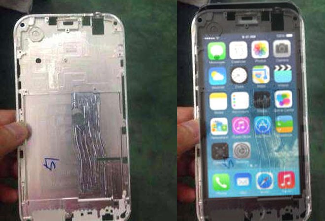 iPhone 6 lộ khung sườn iPhone 6 lộ khung sườn