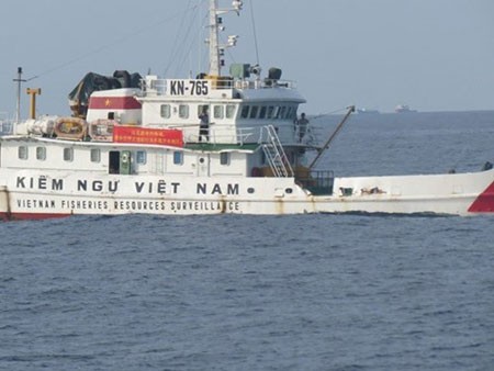 Bản tin 20H: Việt Nam sắp nhận tàu tuần tra từ Nhật Tàu của lực lượng Kiểm ngư Việt Nam bị tàu Trung Quốc đâm va nhiều lần vẫn kiên cường bám trụ. (Nguồn: Cục Kiểm ngư Việt Nam)