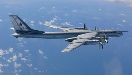 Bản tin 8H: Chiến đấu cơ Mỹ chặn máy bay ném bom Nga Một máy bay ném bom TU-95 của Nga. Ảnh minh họa: Reuters