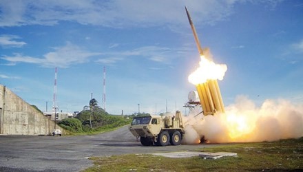 Bản tin 14H: Mỹ triển khai tên lửa đánh chặn đề phòng Trung Quốc Hệ thống phòng thủ tên lửa THAAD của Mỹ. Ảnh: Global Military Review