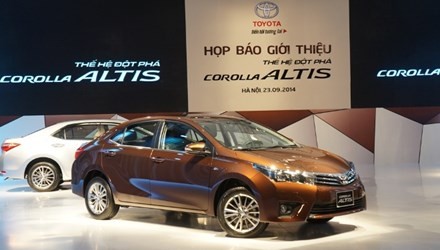 Lộ số lượng xe Toyota bán tại Việt Nam trong 9 tháng Corolla Altis sẽ là quân bài chiến lược của Toyota