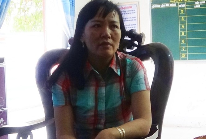 Đình chỉ hiệu trưởng 'Trường mầm non ăn bớt thịt của các cháu' Hiệu trưởng Trường mầm non Xuân Phổ - Nguyễn Thị Duyên.