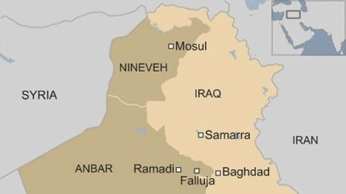 Bản tin 20H: Quân đội Iraq quyết giành lại Mosul từ tay IS Iraq mở chiến dịch giành lại Mosul từ IS. Đồ họa: BBC.