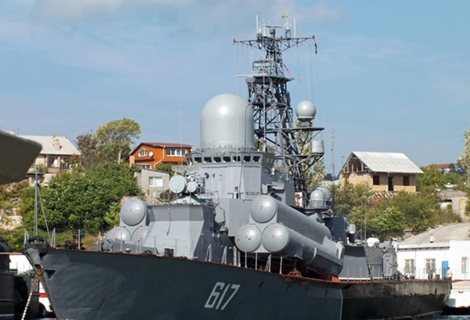 Bản tin 20H: Nga điều thêm tàu chiến tên lửa đến Địa Trung Hải Tàu Mirazh. (Nguồn: Shipspotting.com)