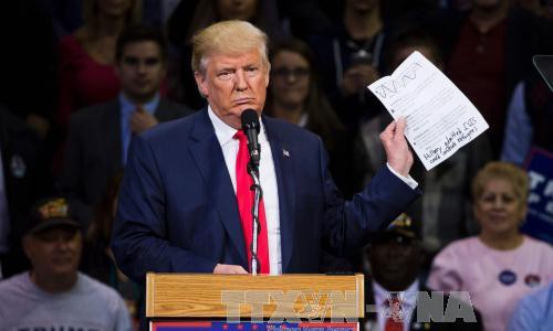 Bản tin 14H: Ông Trump bất ngờ đề cập khả năng thua cuộc Ứng viên Tổng thống của đảng Cộng hòa Donald Trump. Ảnh: AFP/TTXVN.