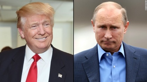 Ông Trump cám ơn thư Giáng sinh 'rất hay' của ông Putin Tổng thống Mỹ đắc cử Donald Trump và Tổng thống Nga Vladimir Putin. Ảnh: CNN