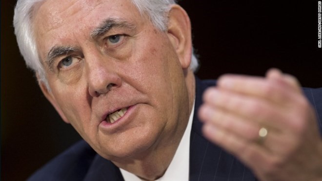 Bản tin 8H: Mỹ tuyên bố tiếp tục tăng cường chống IS tại Iraq và Syria Ngoại trưởng Mỹ Rex Tillerson. (Nguồn: Getty)
